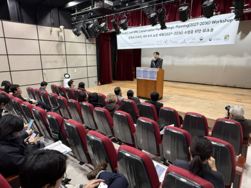 두루미 보전 10년 로드맵 논의...철원서 국제 워크숍 - 뉴스 썸네일 이미지